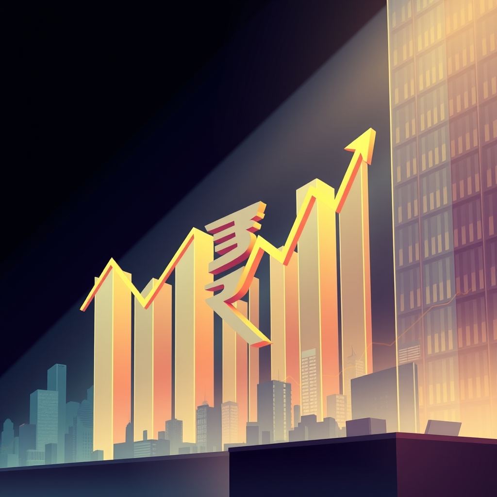 Indian Rupee Gains Strength as Falling Oil Prices and Foreign Inflows Boost Sentiment