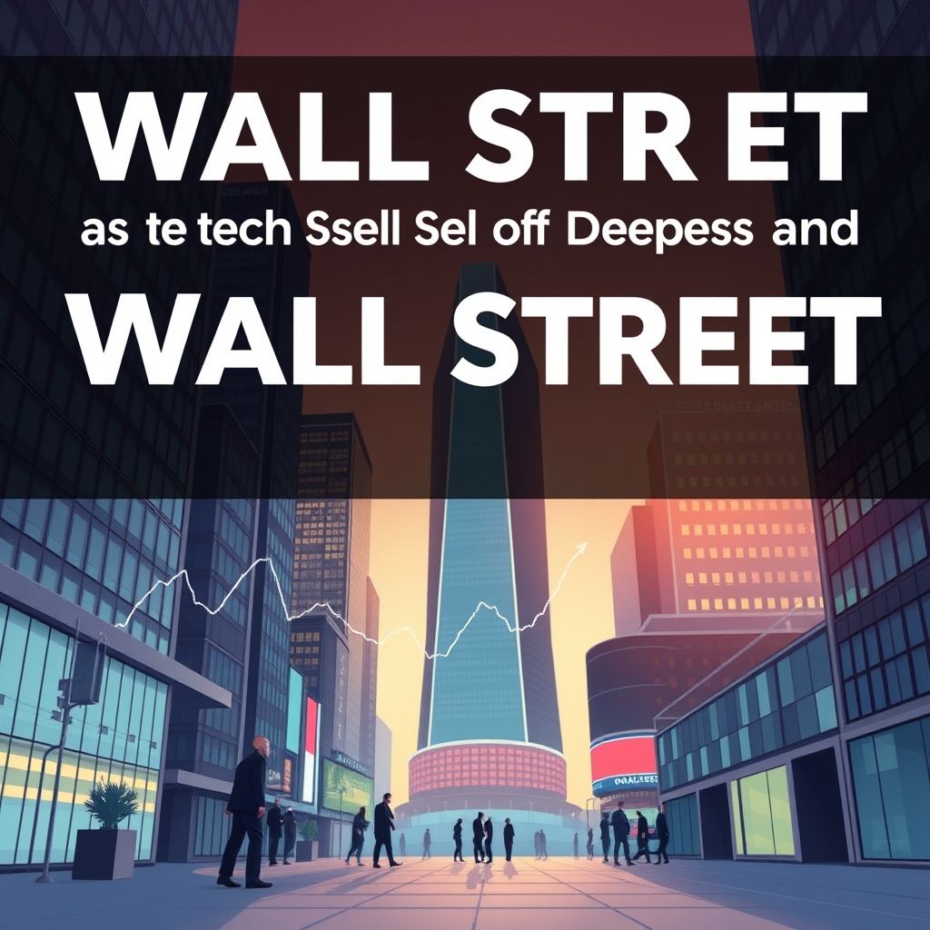 Wall Street Plunges as Tech Sell Off Deepens and Nasdaq Slumps