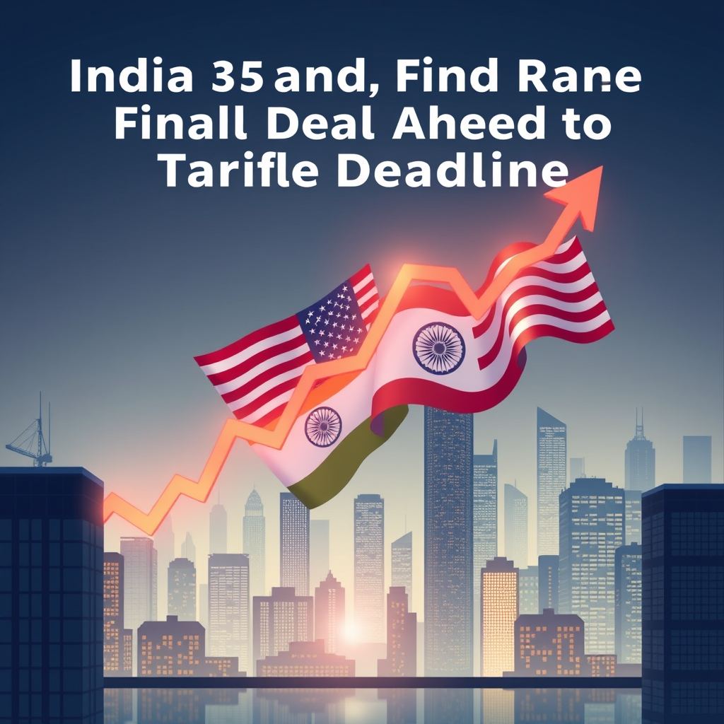 India and US Race to Finalize Trade Deal Ahead of Tariff Deadline