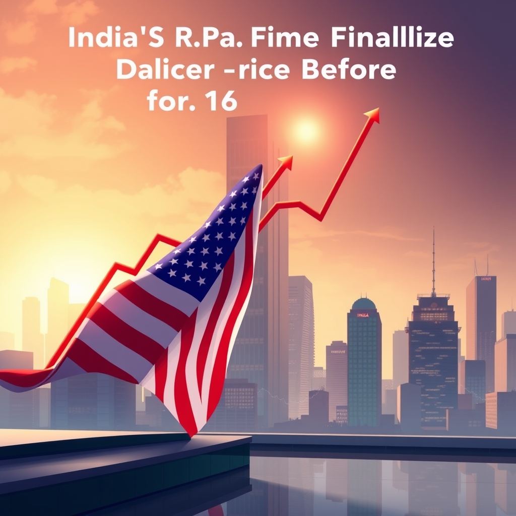 India and US Race to Finalize Trade Deal Before Tariff Deadline