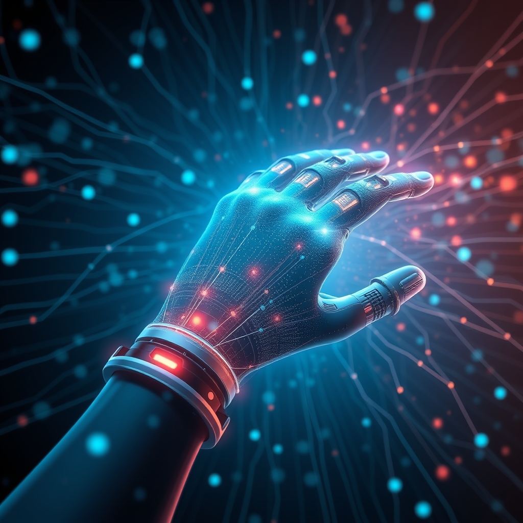 Ultrasound Powered Wristband Enables Precise Robotic Hand Mimicry