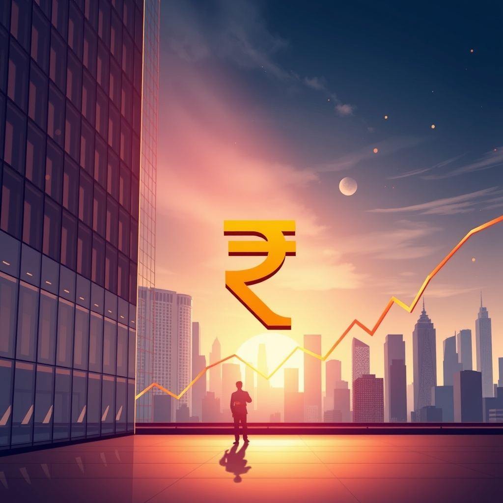 Indian Rupee Gains Strength Amid Falling Oil Prices and Foreign Inflows