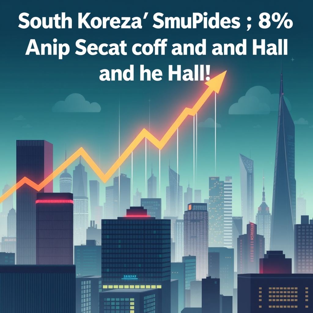 South Korea's Kospi Plunges 8% Amid Chip Sector Sell off and Trading Halt