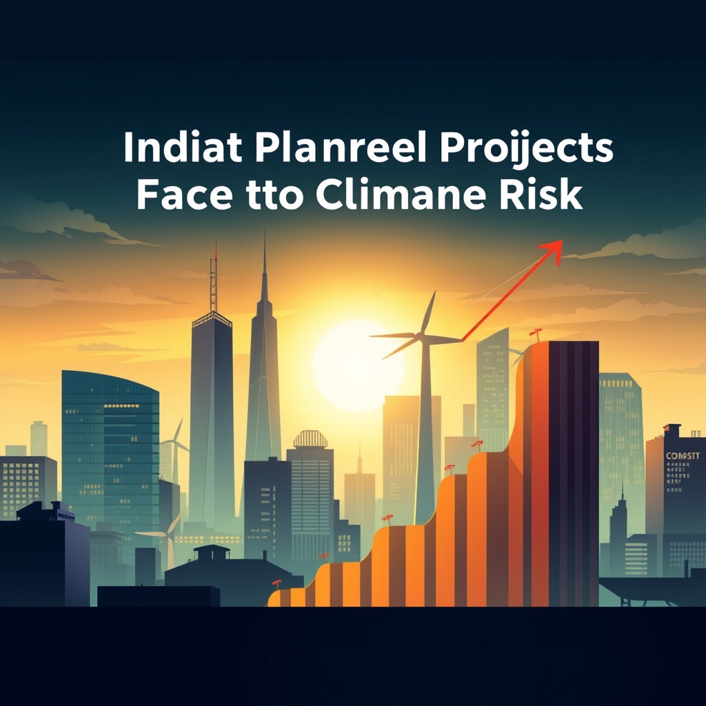 90 % der geplanten Projekte für erneuerbare Energien in Indien sind einem hohen Klimarisiko ausgesetzt